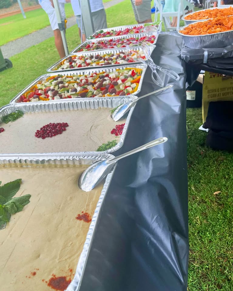 Kay's Catering Lebanese spread